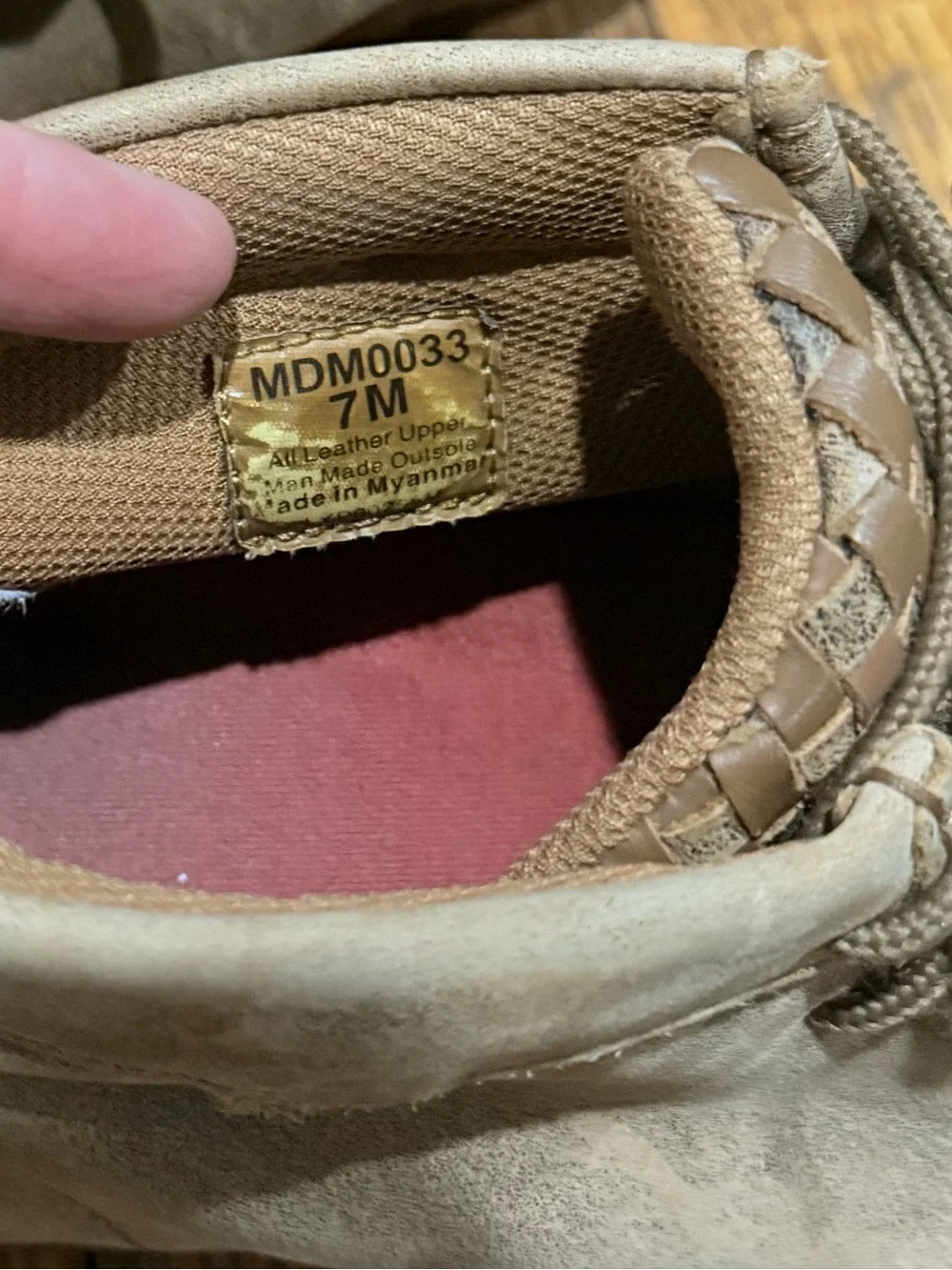 Twisted X Men's Basket Weave Chukka Driving Mocs Size 7M
